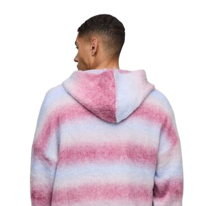 Nuevo diseño de alta calidad OEM ODM Street Wear Hombres Logotipo personalizado Serigrafía Tendencias Sudaderas con capucha disponibles a bajo precio - Product Image 3