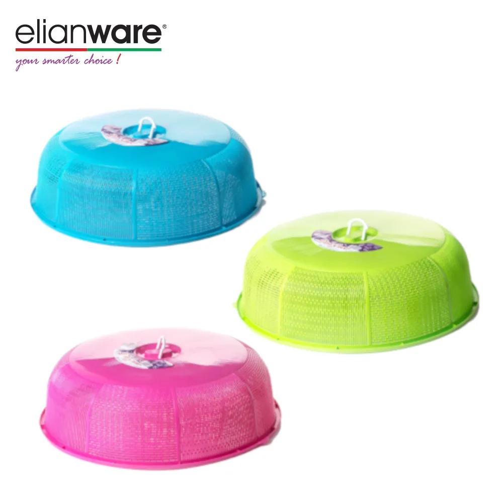Elianware Huge Round Shape Home Kitchen Plastic Mesh Food Cover Tent Outdoor Decorative Fly Net Round Mesh Table Food