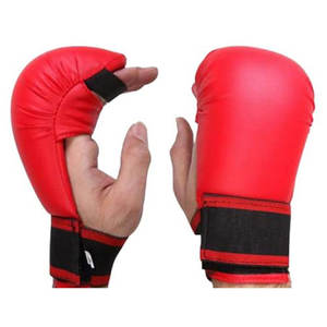 ถุงมือคาราเต้สีแดงทนทานนวมชกมวยเทควันโดและชกมวยทนทานสำหรับฝึกซ้อมและแข่งขัน - Product Image 1