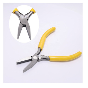 Pince à bijoux en acier inoxydable de meilleure qualité, meilleure vente en gros, avec logo personnalisé, double poinçon, manche en PVC, Instruments médicaux de base - Product Image 5