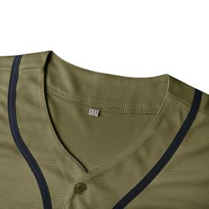 Men Fashion Baseball Jersey Casual <b>Button</b> <b>Up</b> Athletic Team <b>Shirt</b> Breathable Mesh <b>Short</b> <b>Sleeve</b> Sportswear Training Comfortable - Product Image 5