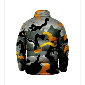 Chaqueta recortada de invierno para hombre y mujer, con capucha, cálida, con cremallera, cuello levantado, estilo callejero, tela de lona - Product Image 4