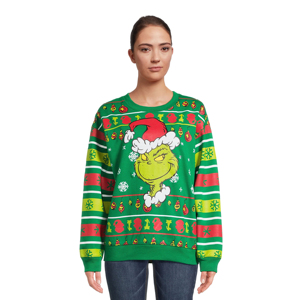 Sweatshirts à capuche pour femmes de style nouveau, surdimensionnés, de Noël, unisexes, en molleton de coton, manches longues, pour l'hiver - Product Image 3