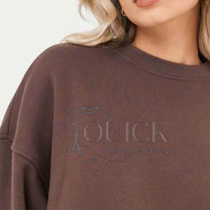 Sudadera de lana Sherpa hecha a medida para mujer, frente de invierno, antiarrugas, ecológica, transpirable, de poliéster/tela de algodón, cálida y suave - Product Image 5