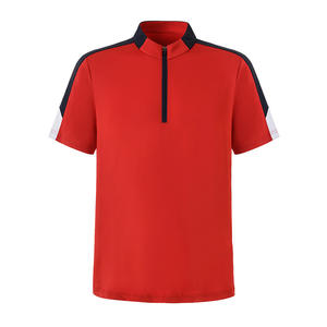 Polo de golf de secado rápido con logotipo personalizado del fabricante, Polo de golf transpirable, Polo bordado de algodón para hombre - Product Image 1