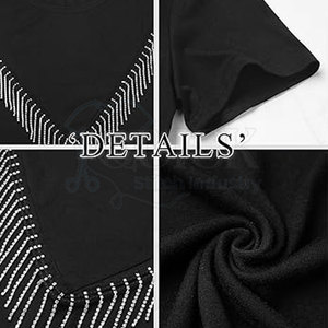 Camiseta de algodón de verano de secado rápido transpirable ecológica lisa personalizada al por mayor para mujer de varios colores - Product Image 5