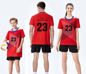 Camisetas de voleibol, conjunto de pantalones cortos, uniforme de equipo deportivo de EE. UU. de buena calidad para unisex - Product Image 2