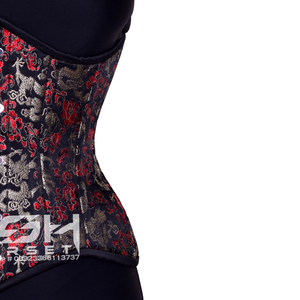 Exquisito corsé de brocado de dragón Steelboned Underbust, vestido de Fitness transpirable, Outfif para entrenamiento de cintura con curvas extremas - Product Image 6