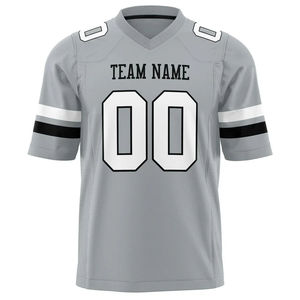 Maillot de football américain personnalisé vente en gros uniforme de haute qualité respirant grande taille à manches courtes protection UV séchage rapide - Product Image 2