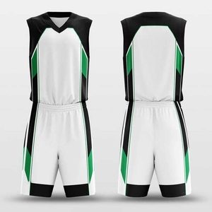 Maillot de basket-ball en forme de V avec logo et nom personnalisés pour adultes, design unique, taille plus, shorts de basket-ball d'été, respirant - Product Image 2