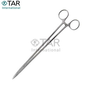 Caja portagujas Blalock de alta calidad, pinzas quirúrgicas rectas de 185mm, abrazadera hemostática de acero inoxidable, instrumentos médicos - Product Image 3