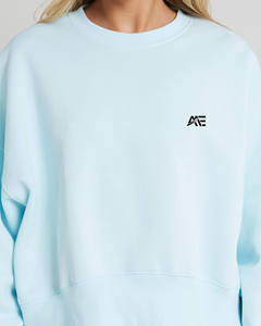 Sweat à col rond pour femmes à la mode pull en pur coton pour le confort de tous les jours, sweats légers pour femmes - Product Image 4