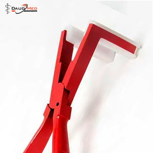 Pince à surface plate en acier de couleur rouge sur mesure multi-fonction flexible cheveux anti-dérapant ruban efficace dans les outils de maquillage - Product Image 5