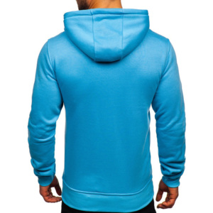 Sudadera con capucha de gran tamaño Unisex de alta calidad Sudadera de algodón con logotipo personalizado Sudadera con capucha para hombre de peso pesado Sólido - Product Image 3