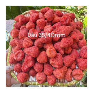 Vietnam fraises lyophilisées de qualité supérieure qualité exportation baies rouges sucrées naturelles goût croquant délice en vrac - Product Image 1