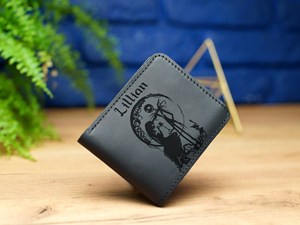 OEM Genuine <b>Leather</b> Bi-Fold <b>Wallet</b> Foldable Slim RFID Blocking Minimalist Purse for <b>Men</b> Open Closure Wholesale BFW-0047 - Product Image 3