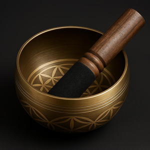 Cuenco tibetano de acero inoxidable del Himalaya, pulido, ecológico, de alta calidad, instrumento para meditación, yoga, terapia de sonido, espiritualidad - Product Image 2