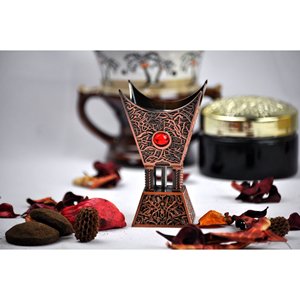Quemador de Incienso Portátil de Latón de Diseño Antiguo, Estilo Vintage, para Uso en Interiores, Exteriores y Religioso, Bakhoor Natural Duradero - Product Image 3