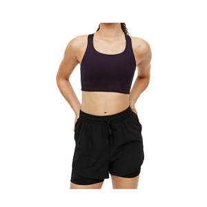 Conjunto Deportivo de Alta Calidad al por Mayor 2025, Top Deportivo y Leggings Personalizados con Frente Sólido, Ropa Deportiva para Yoga, Ejercicio, Gimnasio, Transpirable - Product Image 2