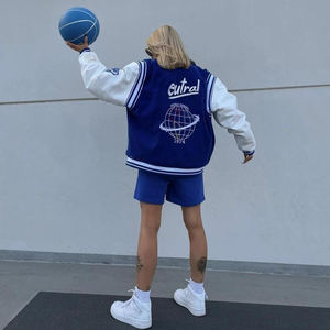 Chaqueta Universitaria de Béisbol de Manga Larga para Hombre, con Revestimiento, para Invierno, Diseños Únicos Personalizados al por Mayor, Cuello Alto, Informal, Lisa - Product Image 6