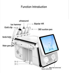 Portable Jet d'eau Dermabrasion Aqua Skincare Peeling Nettoyage en profondeur Blanchiment du visage Dispositif de rajeunissement de la peau Nettoyage en profondeur - Product Image 2