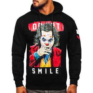 Sweat à capuche en molleton de coton biologique lourd de haute qualité avec poches, couleurs et motifs personnalisés pour hommes, hiver - Product Image 1