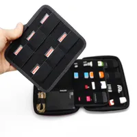 Étui de rangement portable étanche en EVA pour adaptateur secteur, câble, stylet, carte SD et chargeur, idéal pour les voyages (OEM/ODM)