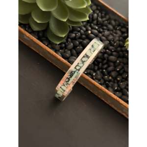 Steve Yellowhorse's New Lander Variscite & Sterling <b>Silver</b> Inlay Fashion <b>Cuff</b> <b>Bracelet</b> - Product Image 4