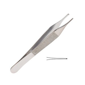 คีมหนีบเนื้อเยื่อเครื่องมือผ่าตัด6นิ้วแบบหลายฟันระดับพรีเมี่ยม - Product Image 3