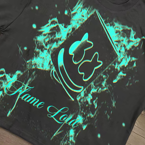 100% coton Boxy T-Shirt pour hommes O-cou coupe ample Street Wear imprimé hommes sérigraphie T-Shirt - Product Image 6