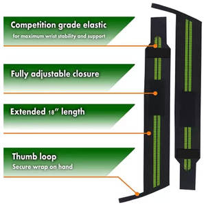Équipement de protection d'exercice d'enveloppes de poignet en néoprène réglable de haute qualité pour l'haltérophilie - Product Image 4
