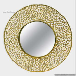 Wholesale Wall <b>Mirror</b> Rectangle Shape Butterfly Design Bathroom and <b>Door</b> <b>Mirror</b> Gold Color Shiny Polish Decorative at Low Price - Product Image 4