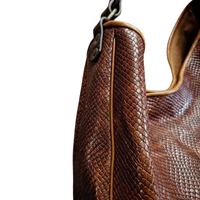 Tas Selempang Wanita Kulit Anyaman Mewah Desain Terbaru 2026, Ringan, Tahan Lama, Penutup Magnetik, Lapisan Kanvas, Ukuran Besar