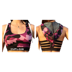 Breathable custom Factory Fitness Yoga Wear <b>Girls</b> Solid Color Dance <b>Sports</b> Outfit Strappy <b>Sport</b> Bra - Product Image 6