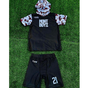 Ensemble d'uniformes de football 7 contre 7 personnalisés avec logo par sublimation, respirant, grandes tailles, vente en gros - Product Image 5