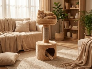 Maison pour chat Fiona Cozy Nest pour une relaxation paisible - Product Image 6