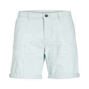 กางเกงขาสั้นผ้าชิโนสำหรับผู้ชายกางเกงขาสั้นออกกำลังกายแบบลำลองทำจากผ้าโพลีเอสเตอร์ผ้า100% เอวปานกลาง - Product Image 1