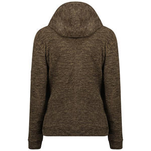 Veste en polaire de qualité supérieure, ajustable, à capuche, avec fermeture éclair, poignets élastiques, coupe décontractée, élégante, col montant, respirante - Product Image 3