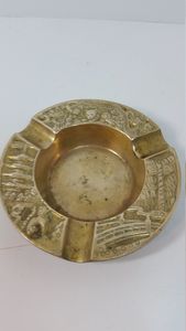 Cenicero de latón de lujo con pantalla de mesa con logotipo personalizado para oficina, uso doméstico, tapa decorativa para cuenco, tipo bolsillo, estilo americano, redondo - Product Image 6