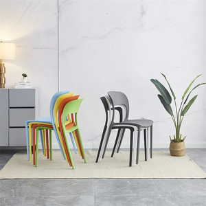 Đầy màu sắc thiết kế hiện đại nhà hàng nhà bếp quán cà phê sillas Ghế nhựa Stackable ăn ghế nhựa - Product Image 6