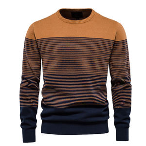 Suéter de Punto Premium para Hombre, Mezcla de Lana Fina, Invierno, Antiarrugas, Antipilling, Elegante, Cuello Redondo, Estilo Business - Product Image 2