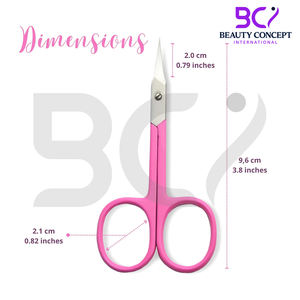 Bon fournisseur personnalisé meilleurs ciseaux de manucure en acier inoxydable incurvés finement pointus et de construction mince - Product Image 5