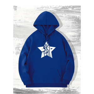 Unisex <b>Men's</b> Casual Heavyweight Fleece <b>Hoodie</b> with Embroidered Custom Logo Autumn Solid Pattern Hooded Collar for Bulk Orders - Product Image 2