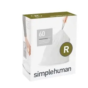 simplehuman Cubo de Basura Delgado de 5L para Baño, de Acero Blanco, con Bolsillo Integrado para Bolsa de Basura - Product Image 5