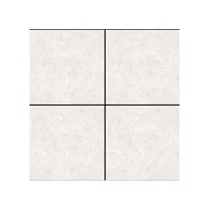 Carreau de céramique 60x60 Surface brillante Carreau de porcelaine super blanc Design Sol