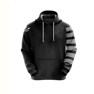 2024 MOQ bajo Hombres Sudadera con capucha personalizada Color liso Logotipo personalizado Diseño superior en blanco Ropa informal Hombres Sudaderas con capucha - Product Image 1