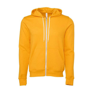 Cotton Blend Full Sleeve Front Open Zipper Wholesale Plain Tracksuit Set Custom Screen Printed Unisex Oversized Hoodie - Product Image 1
