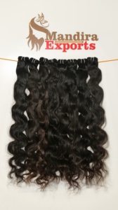 Extensions de Cheveux Naturels Bruts en Gros, 100% Cheveux Humains Vierges Indiens de Haute Qualité, Lots de Cheveux Noirs Ondulés (Bodywave), Ondulations Profondes Souples, 100g, Faits à la Machine - Product Image 5