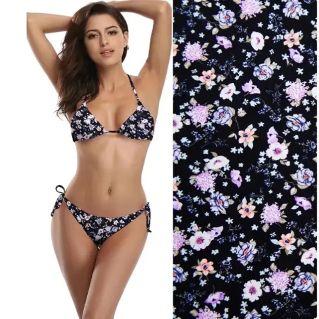 Tela estampada elástica Creora compresión muscular perfecta sostenible Repreve