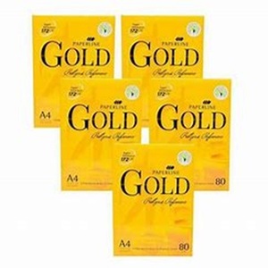 Entrega Rápida de Papel A4 80g de Resina PLA/PET Color Dorado/Blanco, Fabricado en las Islas Shetland para Exportación a Todo el Mundo - Product Image 1